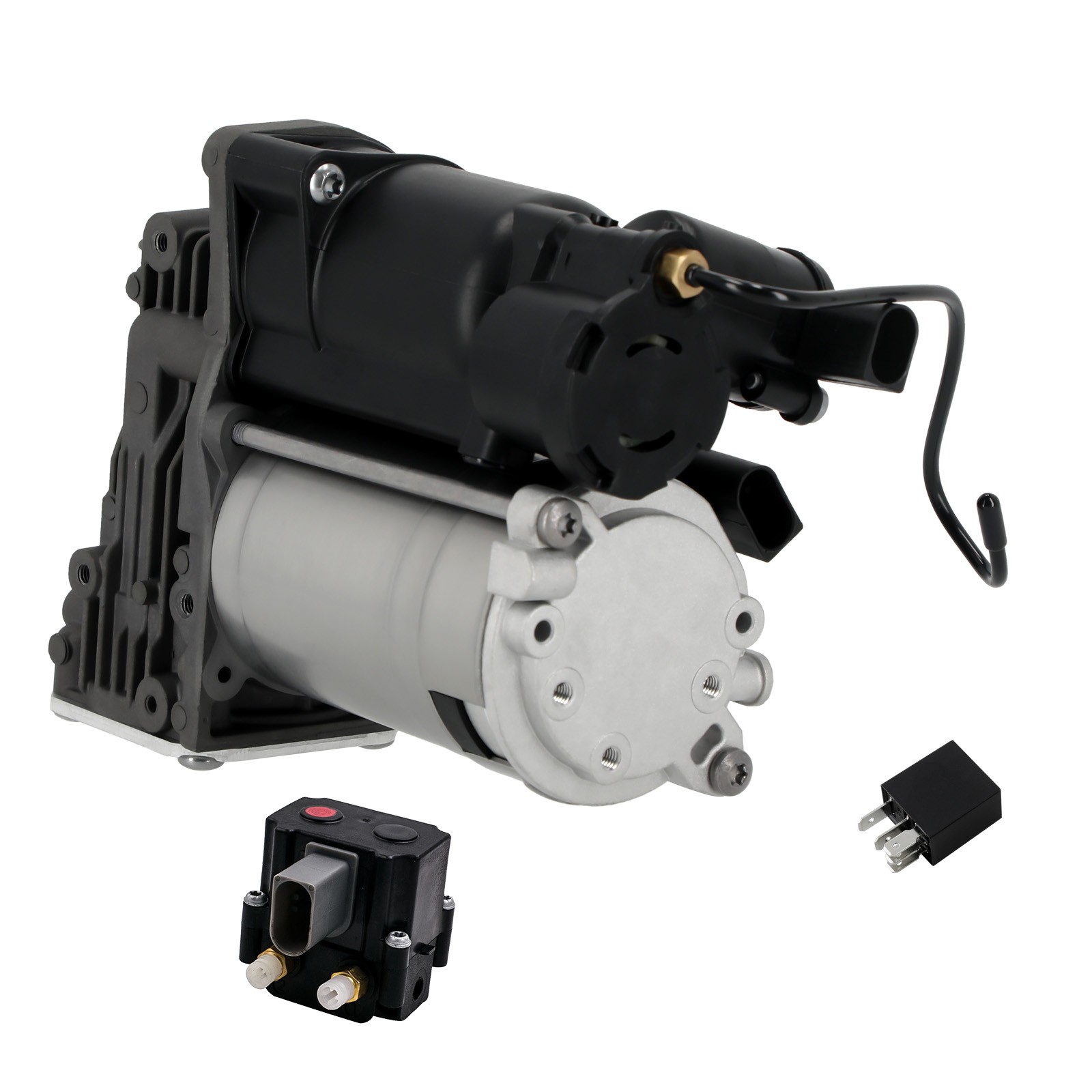 Air Ride Suspension Compressor Pump + Valve Block for BMW X5 E70 37206789937