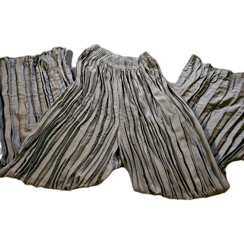 Compagnie International Express Palazzo Wideleg Crinkle Pants Womens SZ S Boho, - Picture 6 of 20