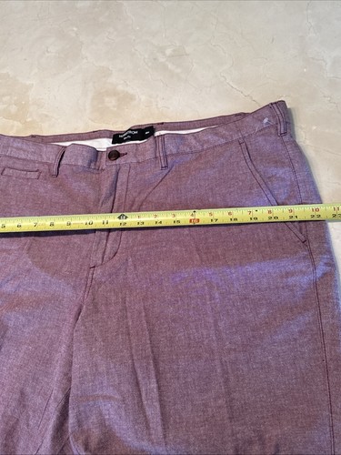 NORDSTROM BRAND MENS PURPLE COTTON SLIM-FIT SHORTS SIZE 40 $49 - Picture 12 of 13