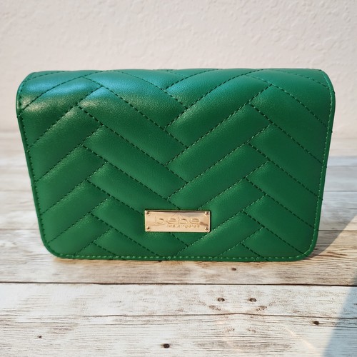 BEBE Sophia Quilted Crossbody Handbags Small( LOT OF 2) Green&Blue Vacation Work - Picture 10 of 14
