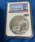 2017 (S) $1 AMERICAN SILVER EAGLE NGC MS69 STRUCK AT SAN FRANCISCO