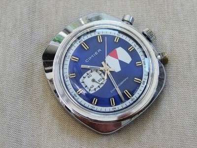 Cimier  Chronograph Mechanical Vintage Watch Swiss 1970's R.Lapanouse 2370
