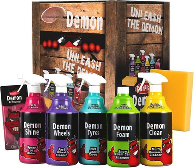 #ad 7 Piece Car Care Gift Pack Includes Demon Shine Wheels Foam Tyres amp; More $39.99