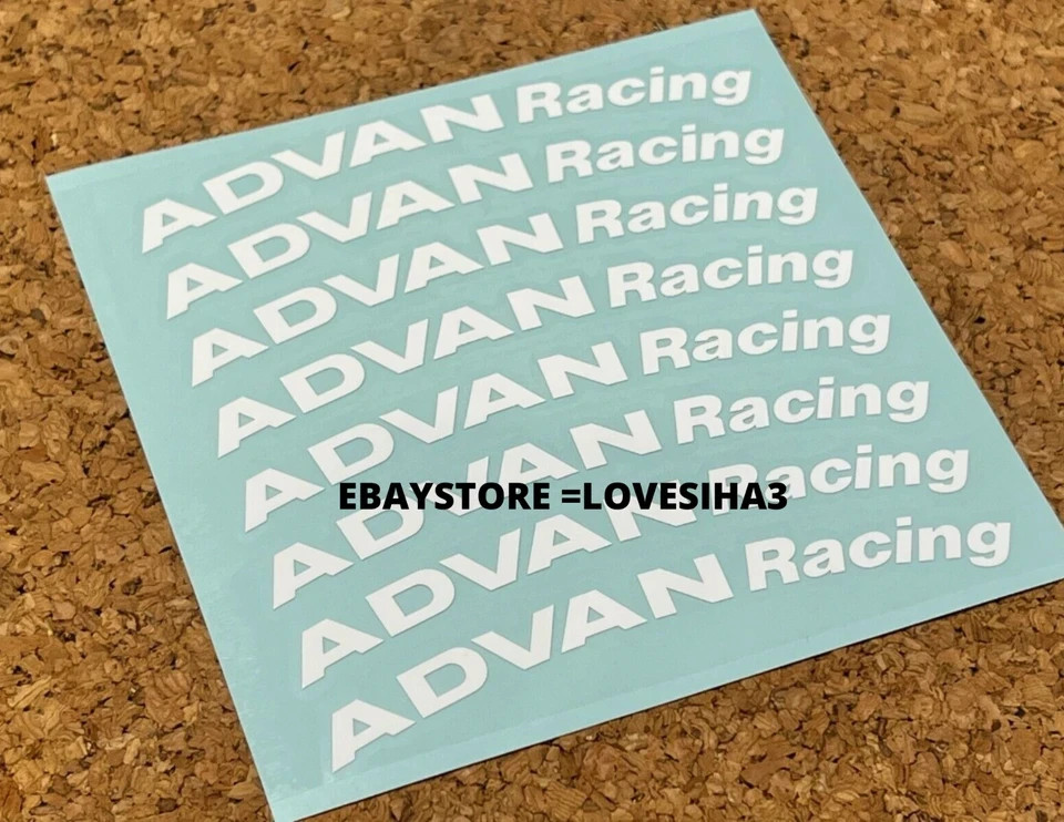 JAPAN MATERIAL YOKOHAMA ADVAN RACING RG Small 15" 16" REPLACEMENT STICKER #R017
