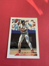 Vintage Baseball Card 1992 Bowman Topps No.464 Brian Jordan Rookie Card 