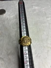 Original WW2 German Next of Kin Ring Memorial 835 Farther Helmet Army Military