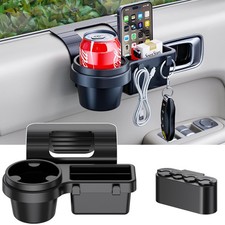 Hanging Car Door Window Coffee Cup Holder with Storage Organizer for Vehicles