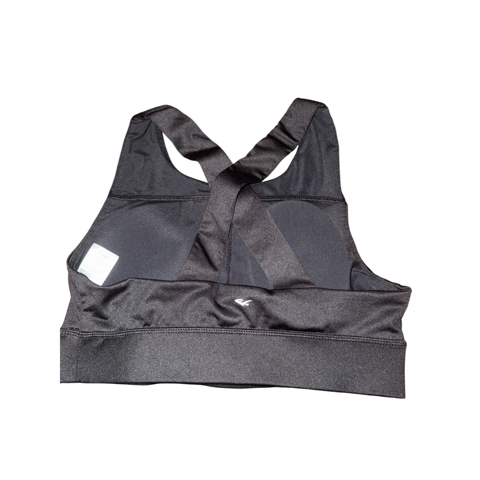 Sujetador deportivo Everlast negro mediano M espalda cruzada ropa deportiva entrenamiento top Foto 2 de 4