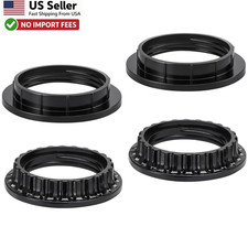 Lamp Shade Rings E26 Socket Collar 4PCS 34mm 39mm Black FROM USA