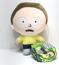 Rick and Morty Plush 7” Official Licensed Adult Swim Toy Factory 2024 New NWT