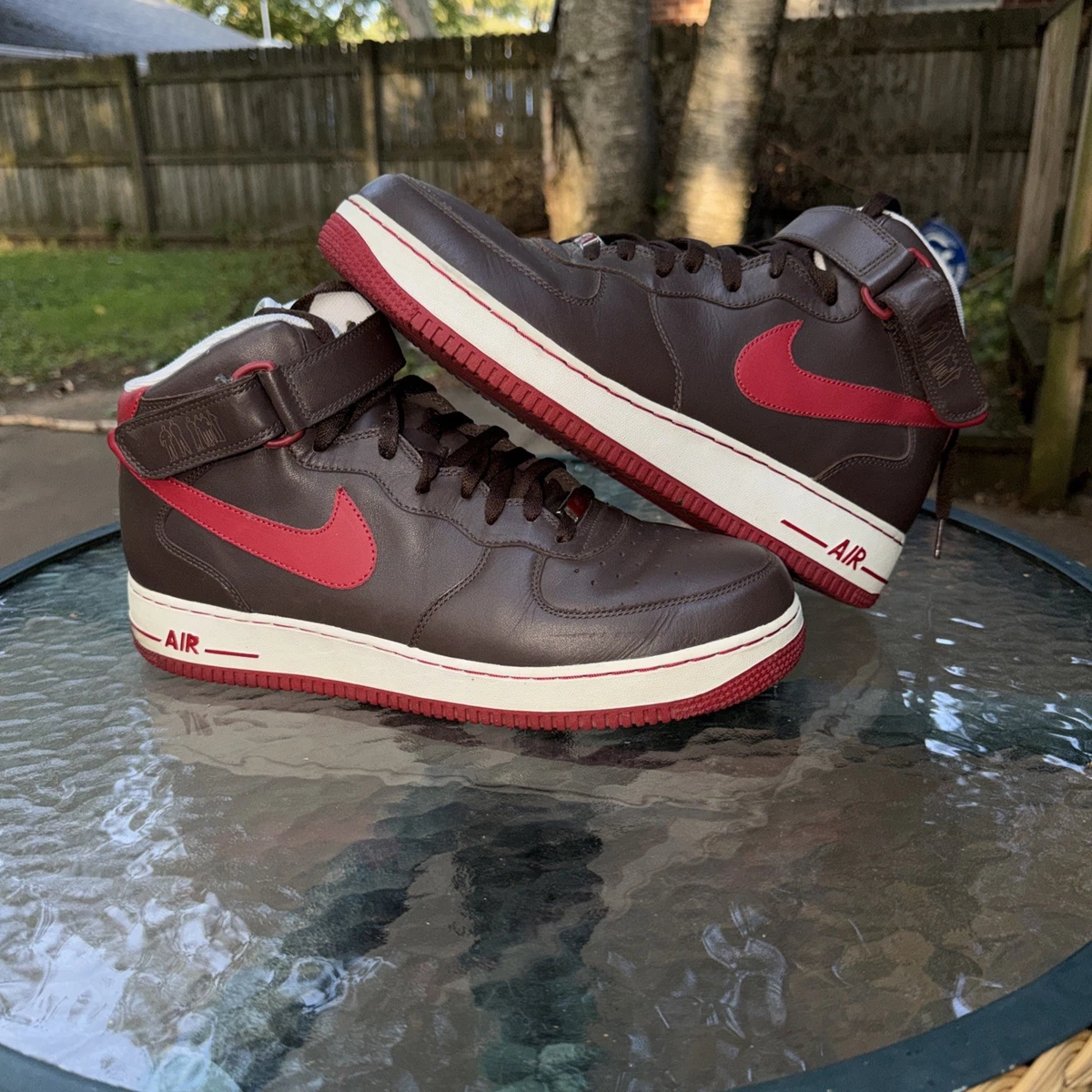 Preços baixos em Nike Air Force 1 Mid Red | eBay