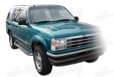 1-PIECE CLEAR LENS LED HEADLIGHTS+BUMPER+CORNER LAMPS FIT FORD RANGER/EXPLORER