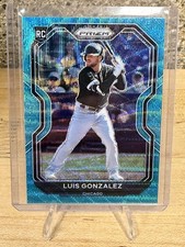 2021 Panini Prizm - Tier II Luis Gonzalez #163 Teal Wave Prizm (RC)