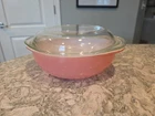 Vintage Pyrex Flamingo Pink Casserole Dish 024 With Lid