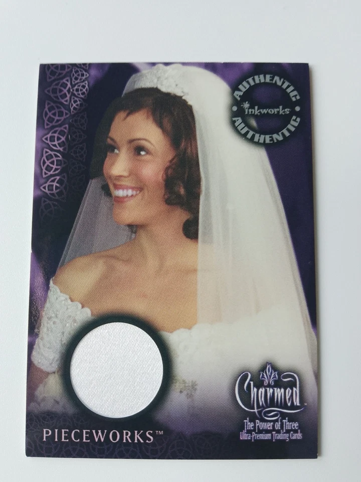 Alyssa Milano Inkworks 2003 Charmed Power of Three Pieceworks PW1 & PW2 Phoebe - Image 3 of 4