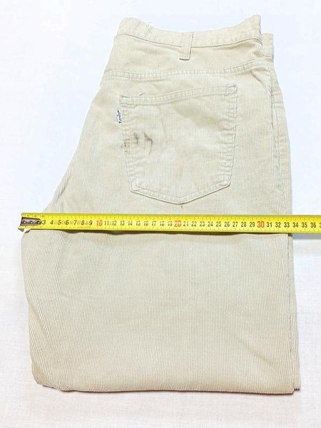 Women Levi's Jeans White Velvet 33 / XL