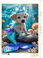 Puzzle Calvendo Le Petit Chiot SirèNe | 1000 PièCes, Format Assemblé 64 × 48 Cm