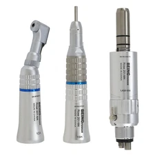 BEING Dental Latch Contra Angle Straight Handpiece Air Motor 4 Hole Low Speed EC