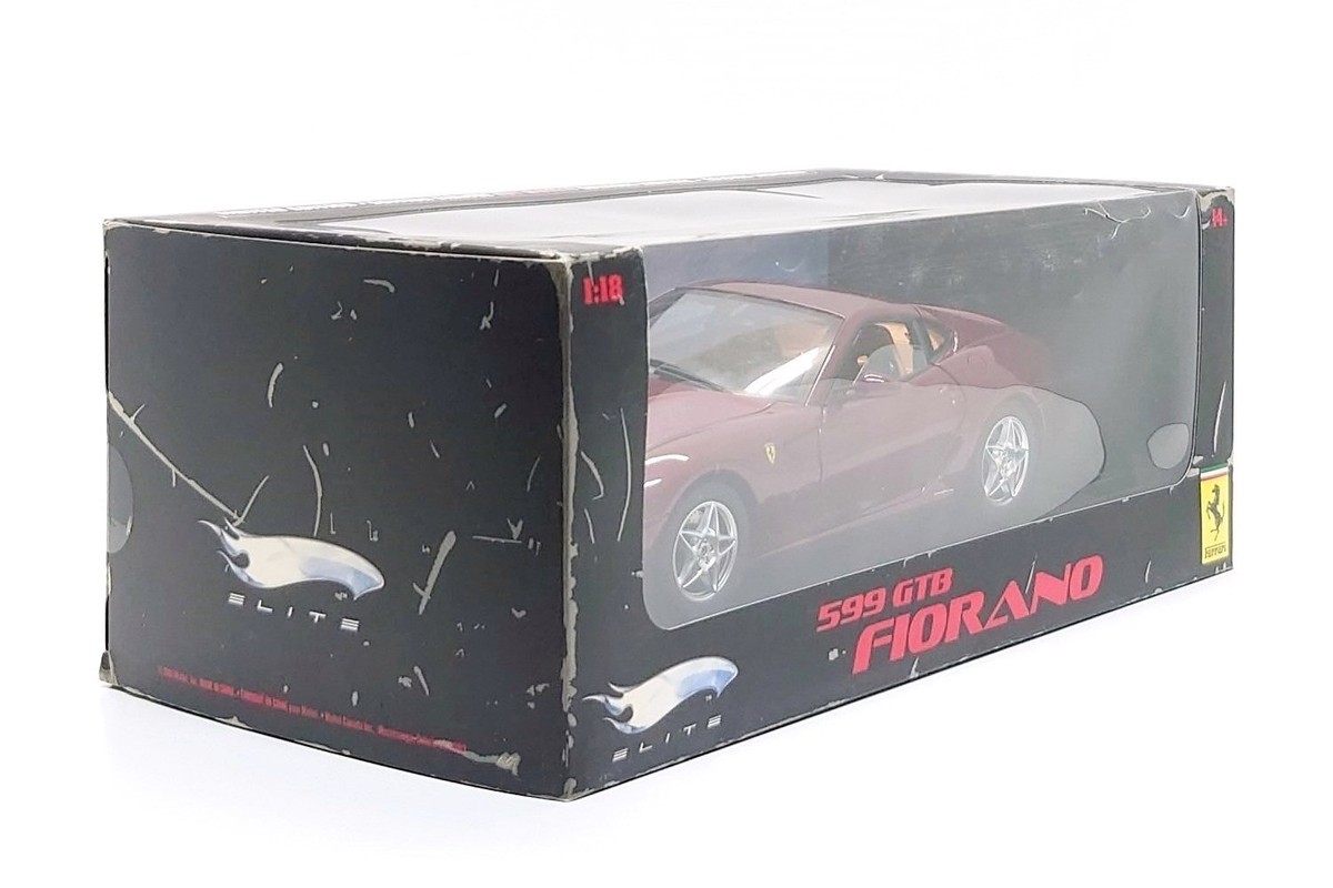 Hot Wheels Elite 1:18 Ferrari 599 GTB Fiorano in Rosso