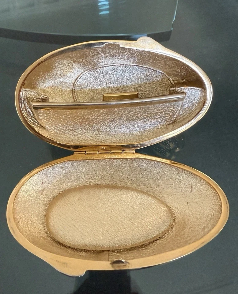 Bolso de Mano Judith Leiber Grúa Descansada Cristal Swarovski Chapado en Oro Foto 4 de 4