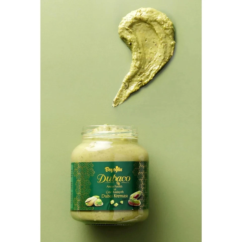 10.5oz Dubaco Dubai Chocolate Filling–Pistachio Cream with Crispy  300g- - Image 3 of 4