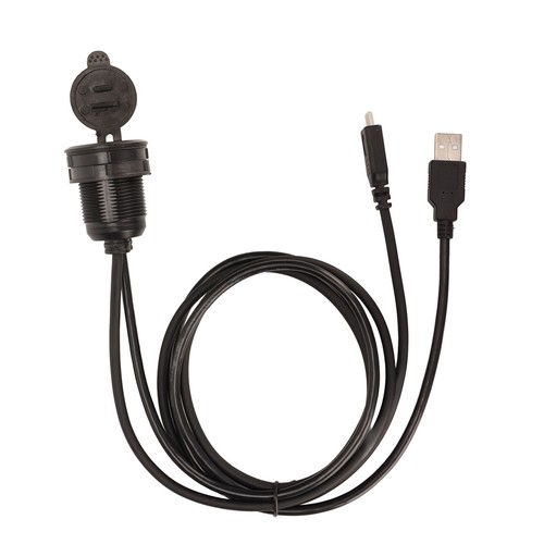 Dashboard Mount Extension Cable Usb 2.0 Type C 2.0 Port Male To Female AM - Picture 10 of 22