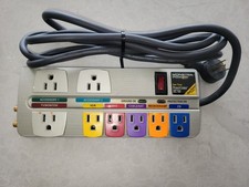 Monster Power HT700 Home Theatre PowerCenter Surge Protector Outlet Tested 