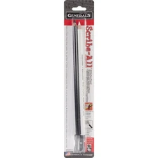 General Pencil 1256GMP Scribe-All Pencils 2/Pkg-Black & White