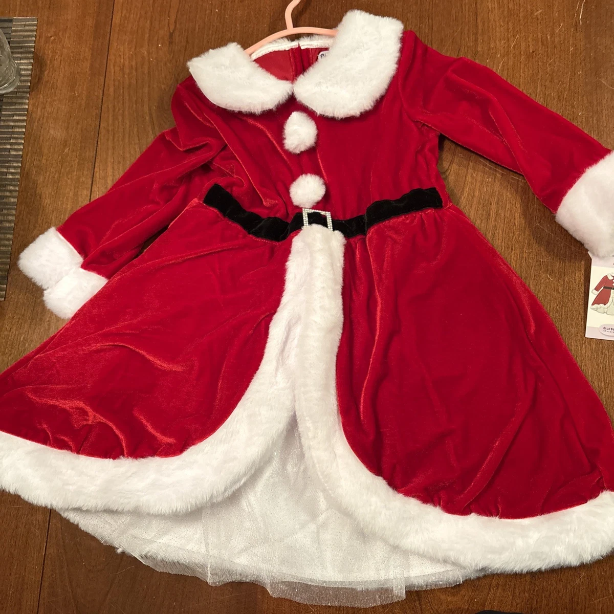 Holiday Red Santa Claus Dresses for Girls for sale | eBay