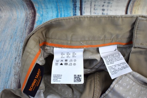 Men's Hugo Boss Schino Taber Pants Tapered Fit Casual Chino 30/32 Beige - Picture 10 of 10
