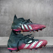 Adidas Predator Freak.2 HG/AG Black/Pink US 9 High Cut Soccer Cleat