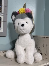 FAO F.A.O. Schwarz Husky Puppy Dog Plush 2022 Stuffed Animal Toy 12"
