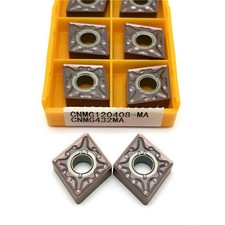 10Pcs CNMG120408-MA,CNMG432 MA CNC Carbide Turning Inserts For Stainless-steel