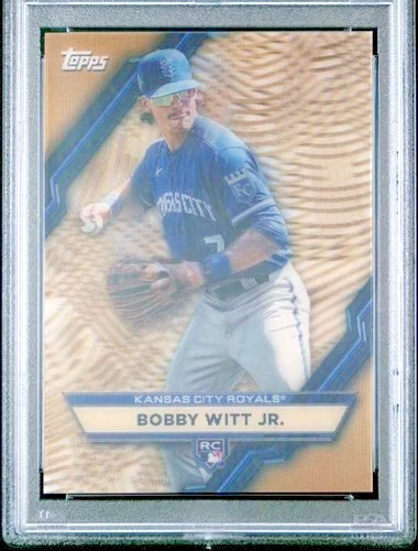 PSA 10 2022 Topps 3D Rookie Class Motion #RCM-17 Bobby Witt Jr RC SP ONLINE EXCL - Image 3 of 4