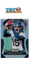 Juwann Winfree 2019 Panini Prizm Silver #387 Denver Broncos RC 13a