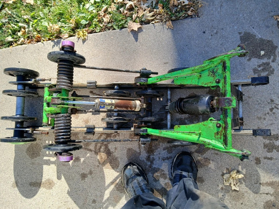 1997 Arctic Cat ZR 580 Complete Rear Frame Skid 121" Model - Image 3 of 3