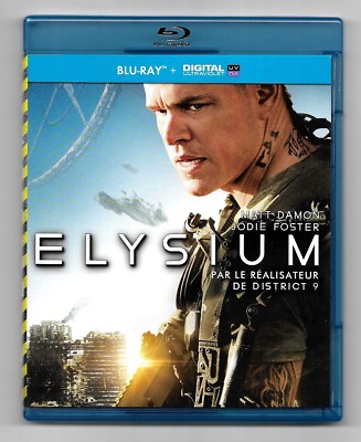 BLU-RAY DISC / ELYSIUM - MATT DAMON , JODIE FOSTER / COMME NEUF