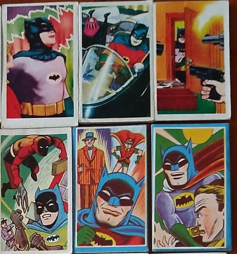 Batman Spiderman American Hero Vintage Menko card  -Set of 24 - Picture 5 of 7