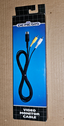 Sega Genesis Video Monitor Cable MK-1605 AV OEM Open Box AV RCA Audio Video - Picture 4 of 11