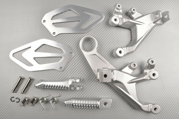 Repose-pieds moto BMW S 1000 RR 2015 2016 2017 2018 argent