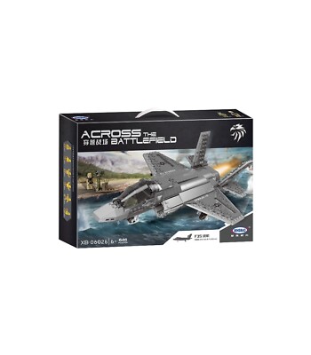Xingbao 646 PCS Military F35 Combat Fighter Building Blocks Set Plane 06026