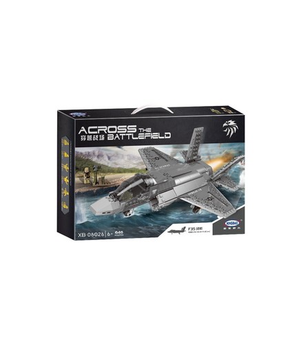 Xingbao 646 piezas militar F35 combate combate caza bloques de construcción conjunto avión 06026 - Imagen 12 de 12