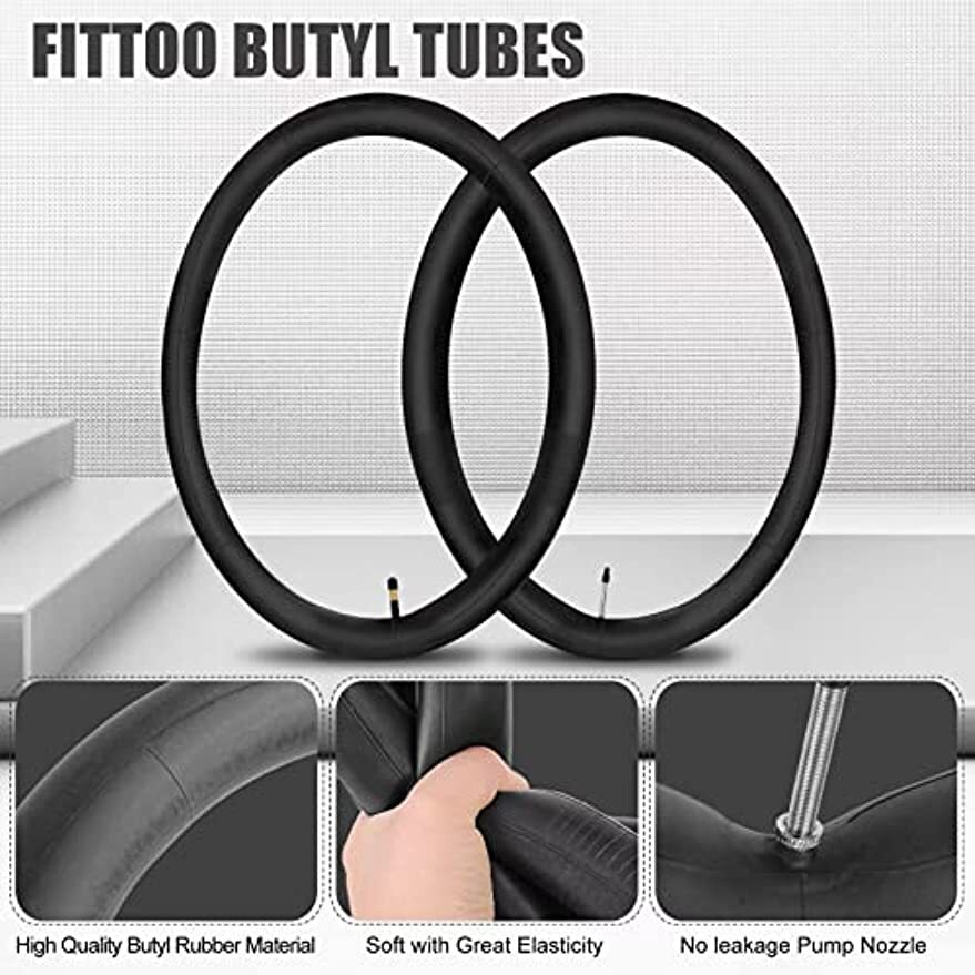 2 X FITTOO Bike Inner Tube Bicycle Tube 12"16"20"24" 26" 27.5" 29" 700C