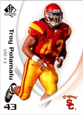 2010 Upper Deck SP Authentic #96 Troy Polamalu USC Football Card NM-MT ID:21136