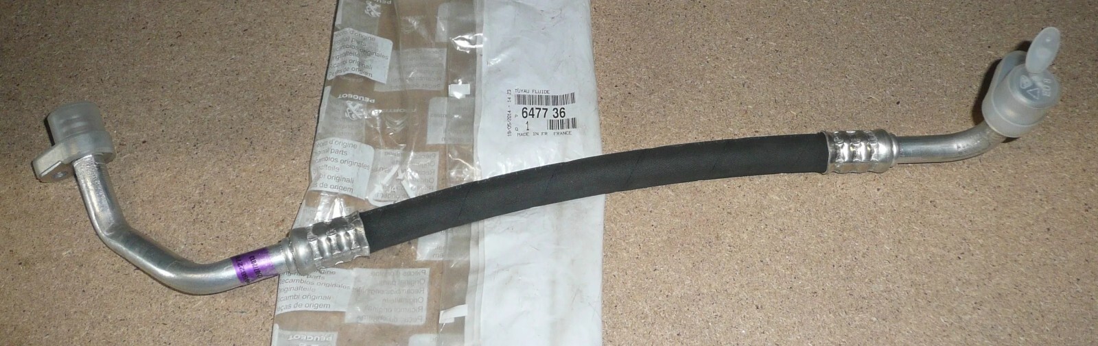 Tuyau de climatisation PSA pour circuit de refroidissement Peugeot 407 1.6HDi