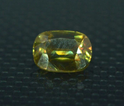 0.65 Ct Natural Sphene Titanite  Blazing Fire, Extreme Brilliance, Rare Gemstone