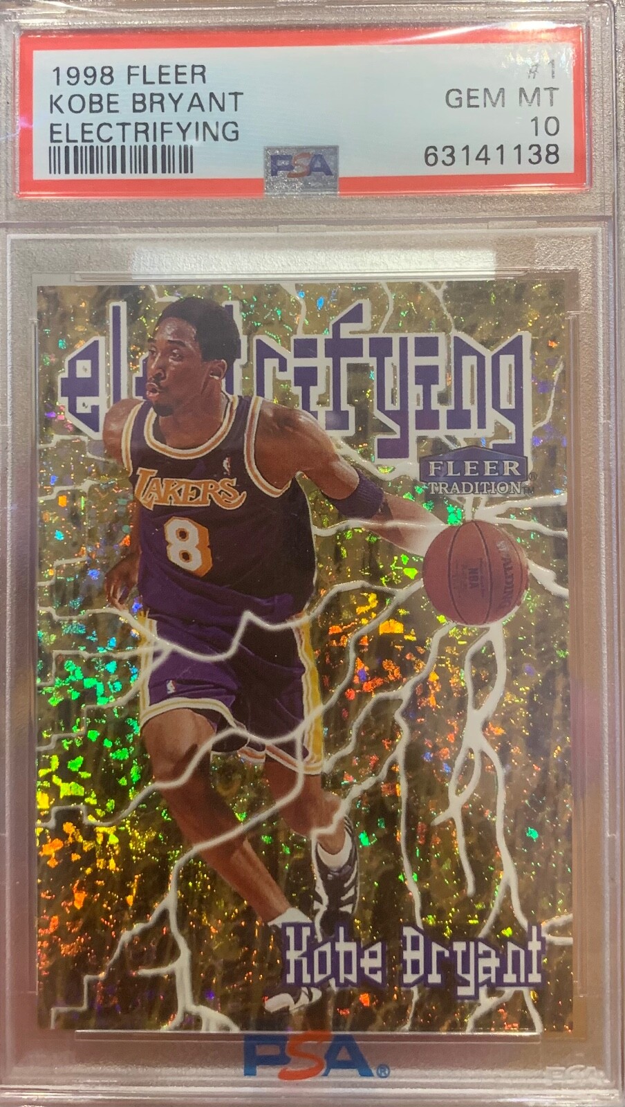 コービー・ブライアント1998 Fleer Electrifying 1998 Fleer Electrifying Kobe Bryant #1