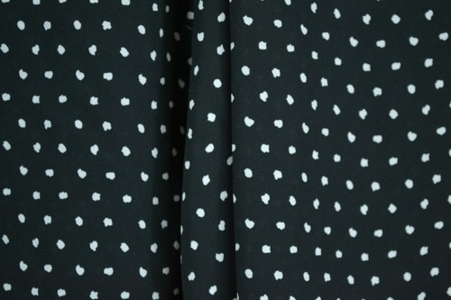 Zara Basic Top Womens Black Spotted Size M - Picture 4 of 6