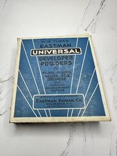 Rare Antique Eastman Kodak Universal Developer Powders for Films Plates