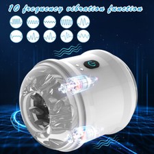 Automatic Handsfree Male Masturbaters Cup Stroker Moans Pocket-Pussy Lubricants